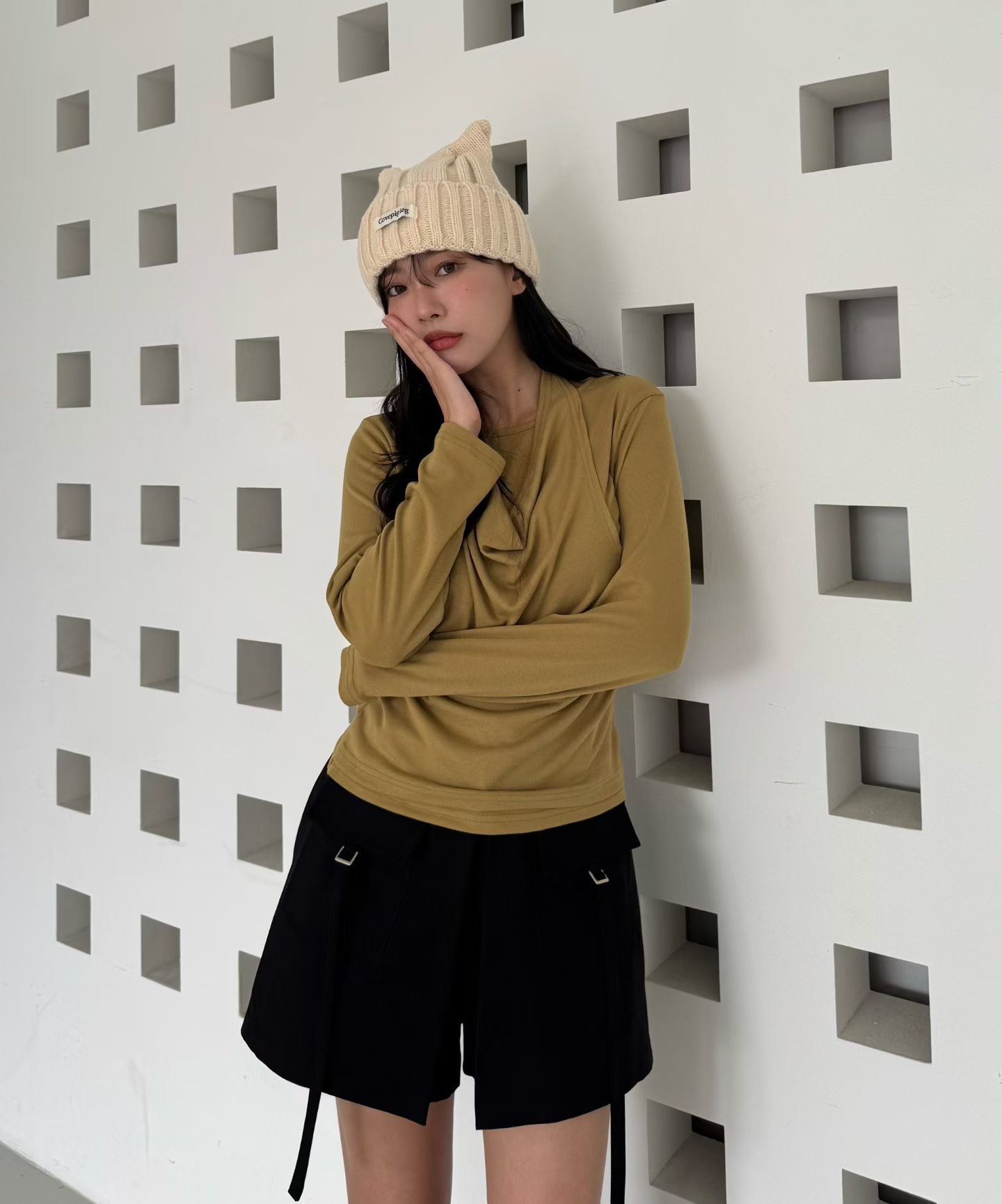 ER23 / FRONT POCKETS SKORTS