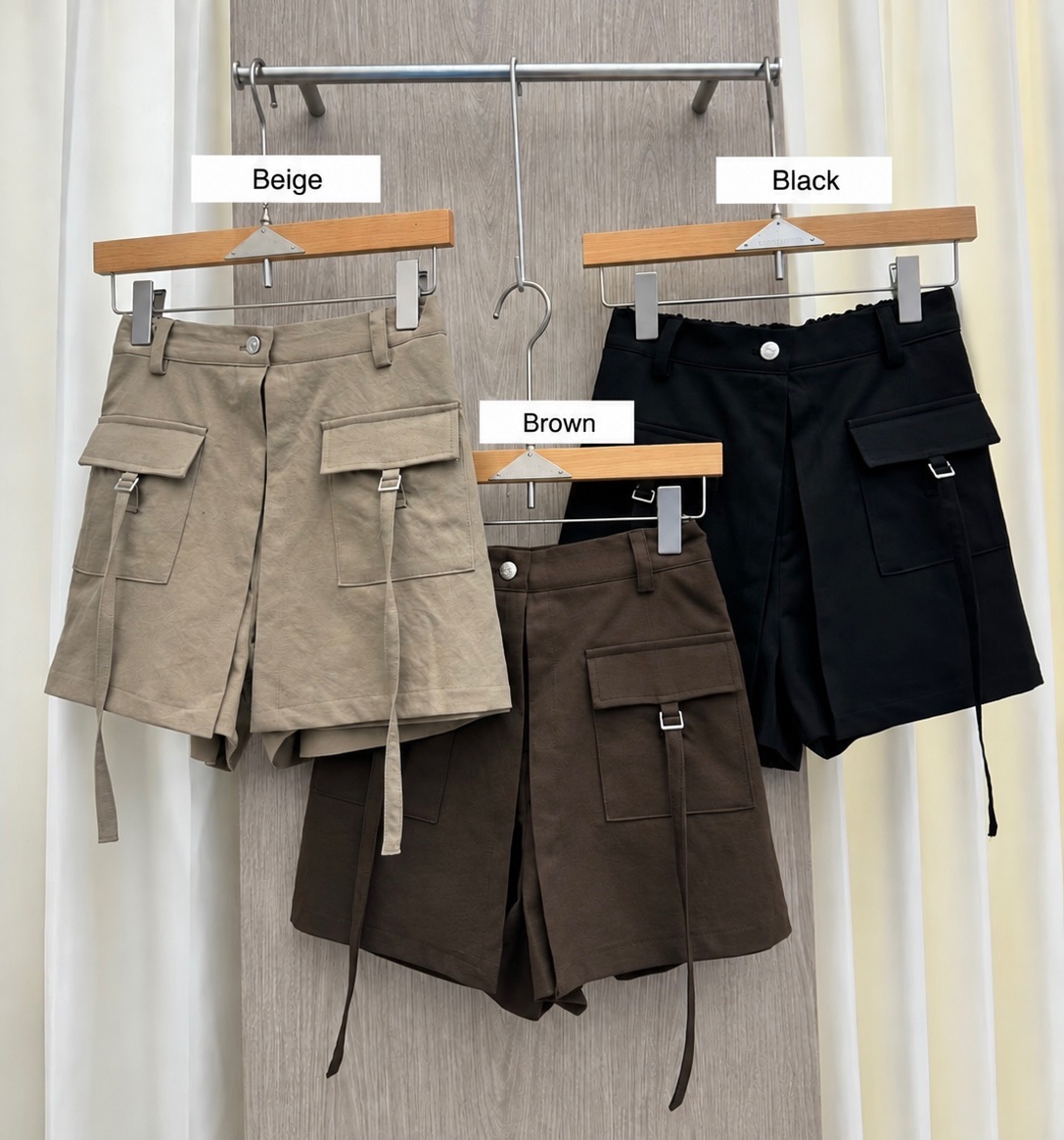 ER23 / FRONT POCKETS SKORTS
