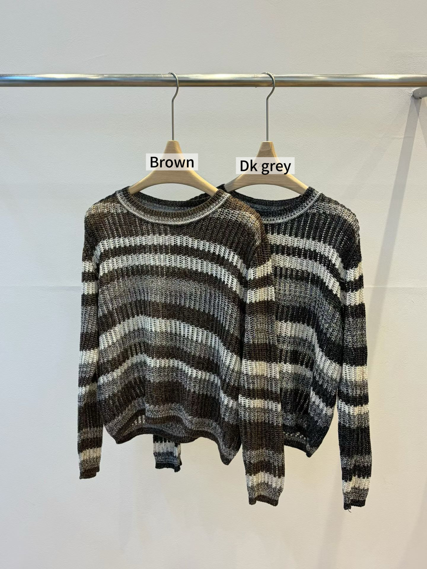 UE19 / STRIPE KNIT PULLOVER