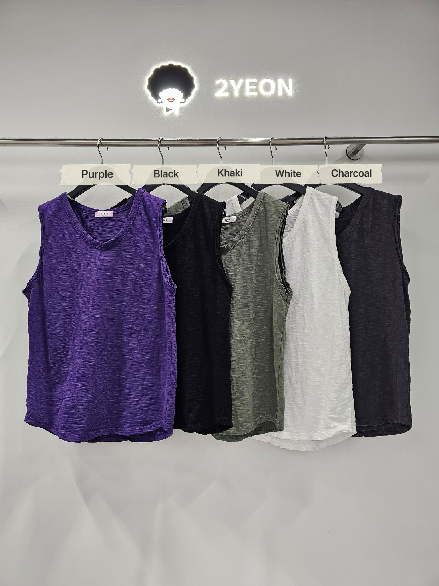 NY15 / Summer Cotton Sleeveless Tank Top