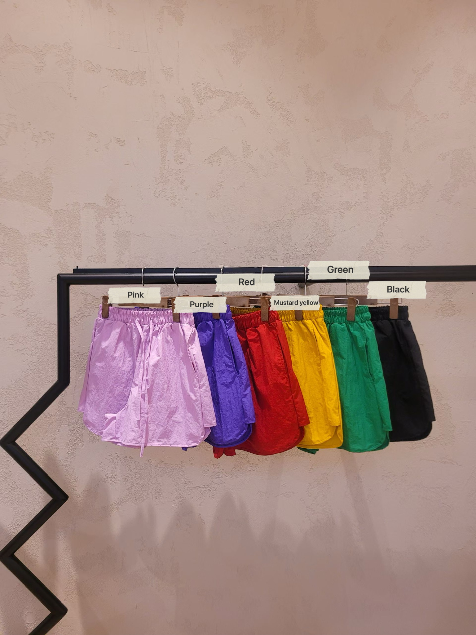 CD13 / BANDED WAIST POCKET SHORTS