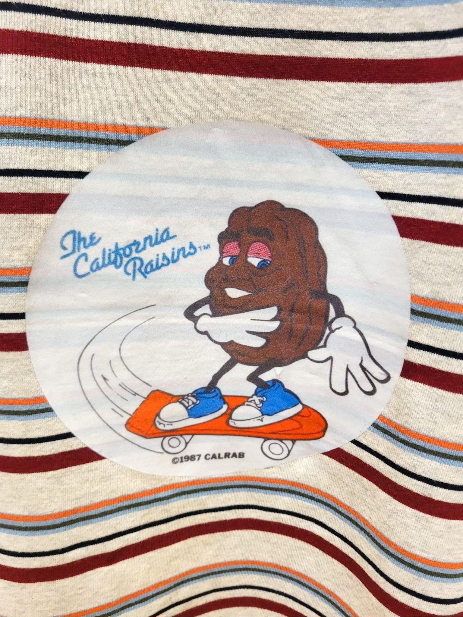 CD15 / THE CALIFORNIA RAISINS STRIPE TANK TOP