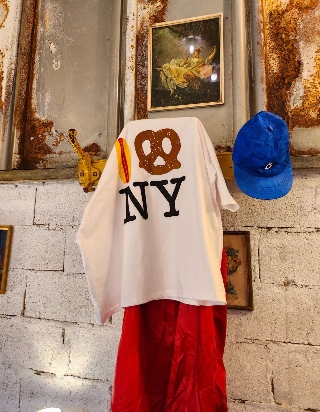 CD18 / NY PRETZEL OVERSIZED TEE