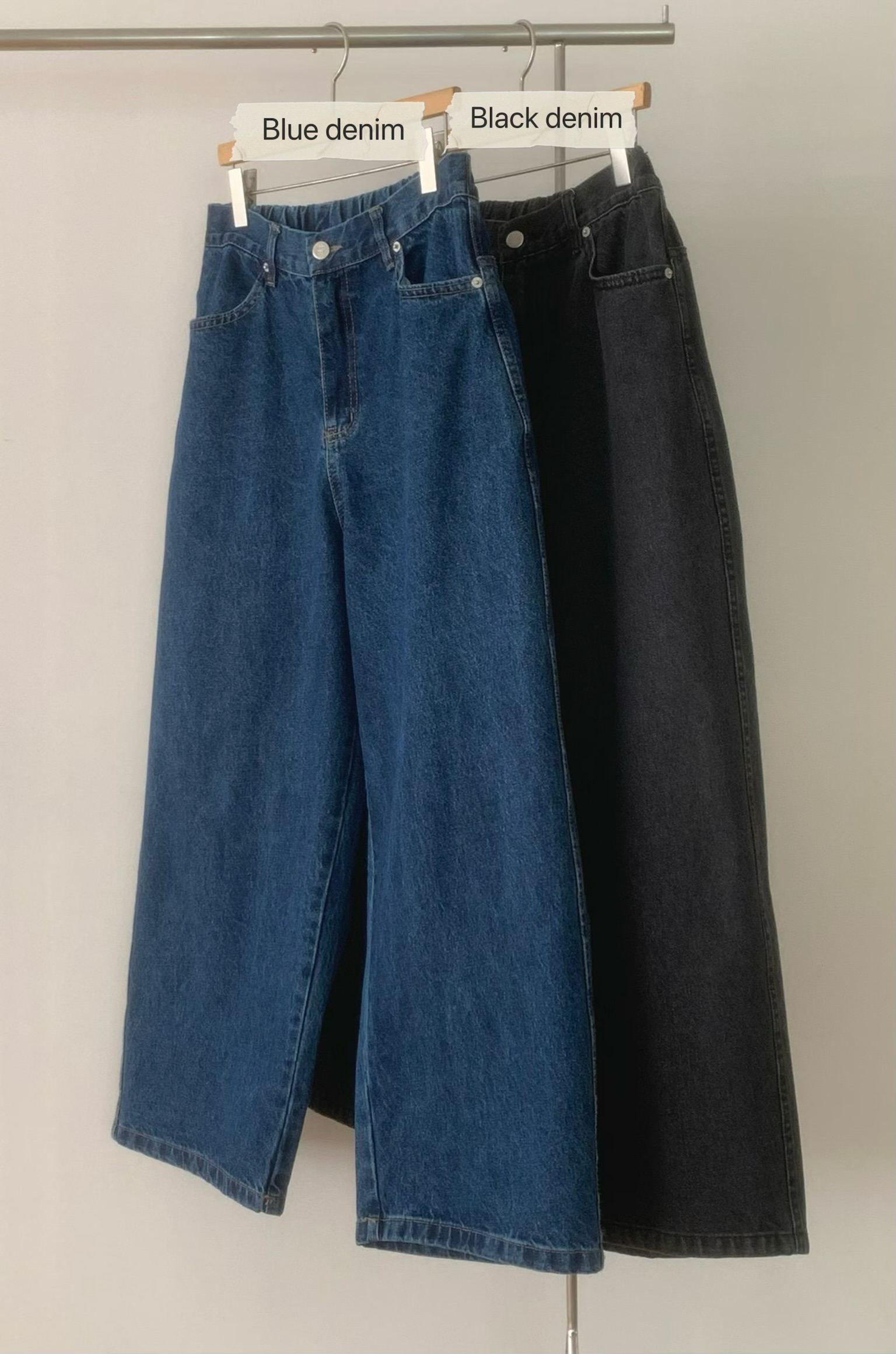 PG30 / ELASTIC WAISTBAND ANKLE LENGTH JEANS