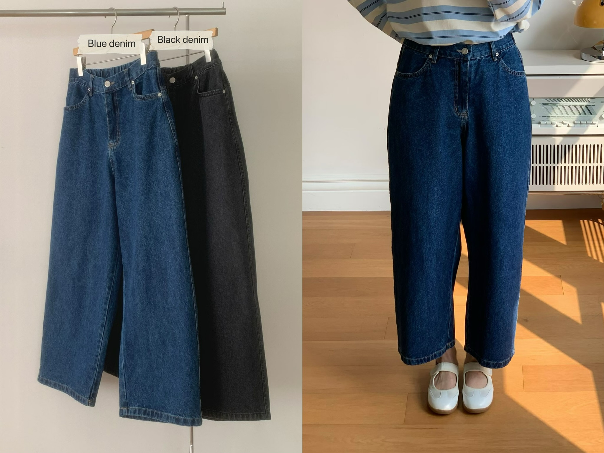 PG30 / ELASTIC WAISTBAND ANKLE LENGTH JEANS