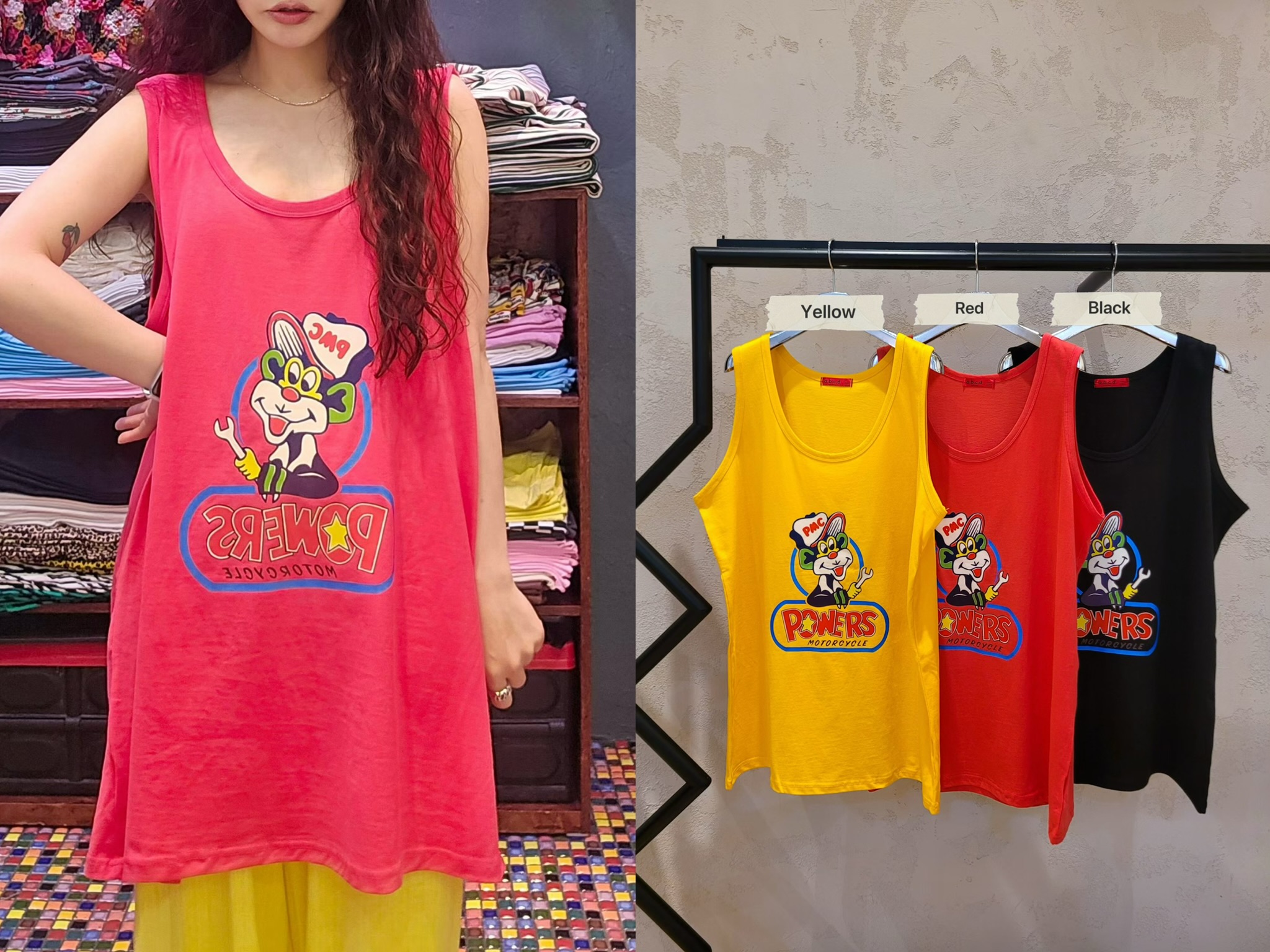 CD19 / POWERS MOTORCYCLE TANK TOP