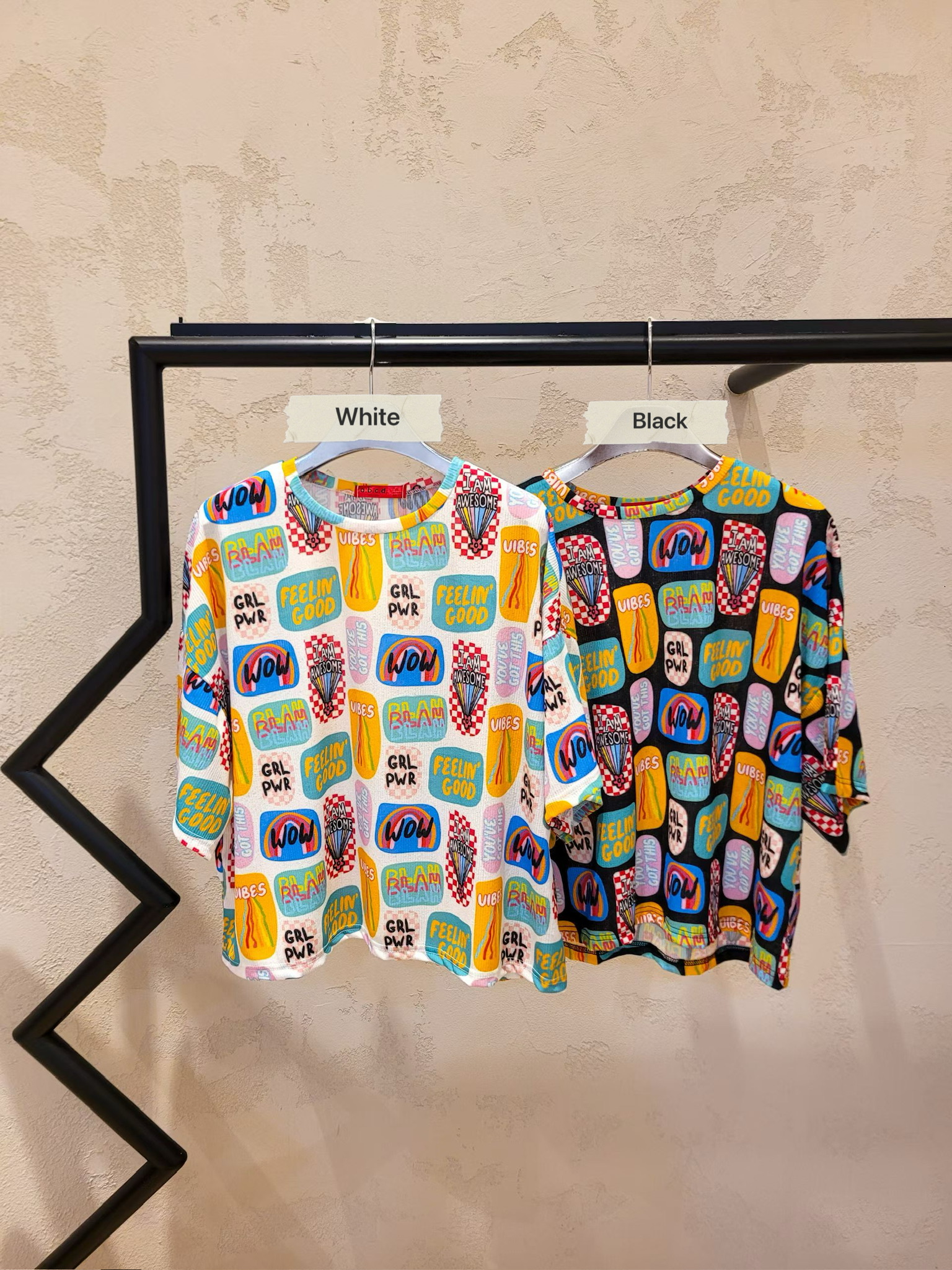 CD21 / POSITIVE VIBES GRAPHIC TEE