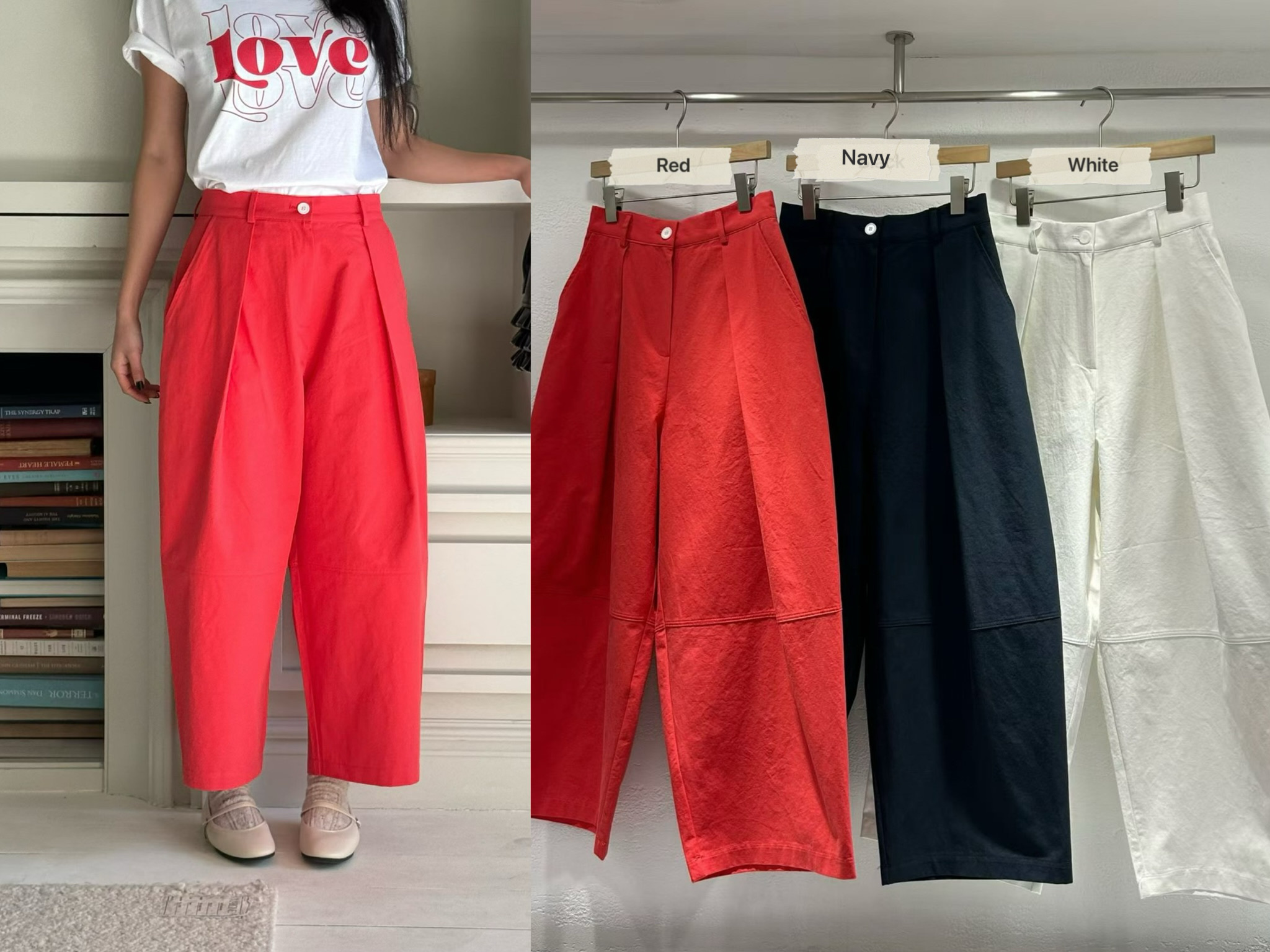 CN2688 / Banded Waist Pintuck Trousers