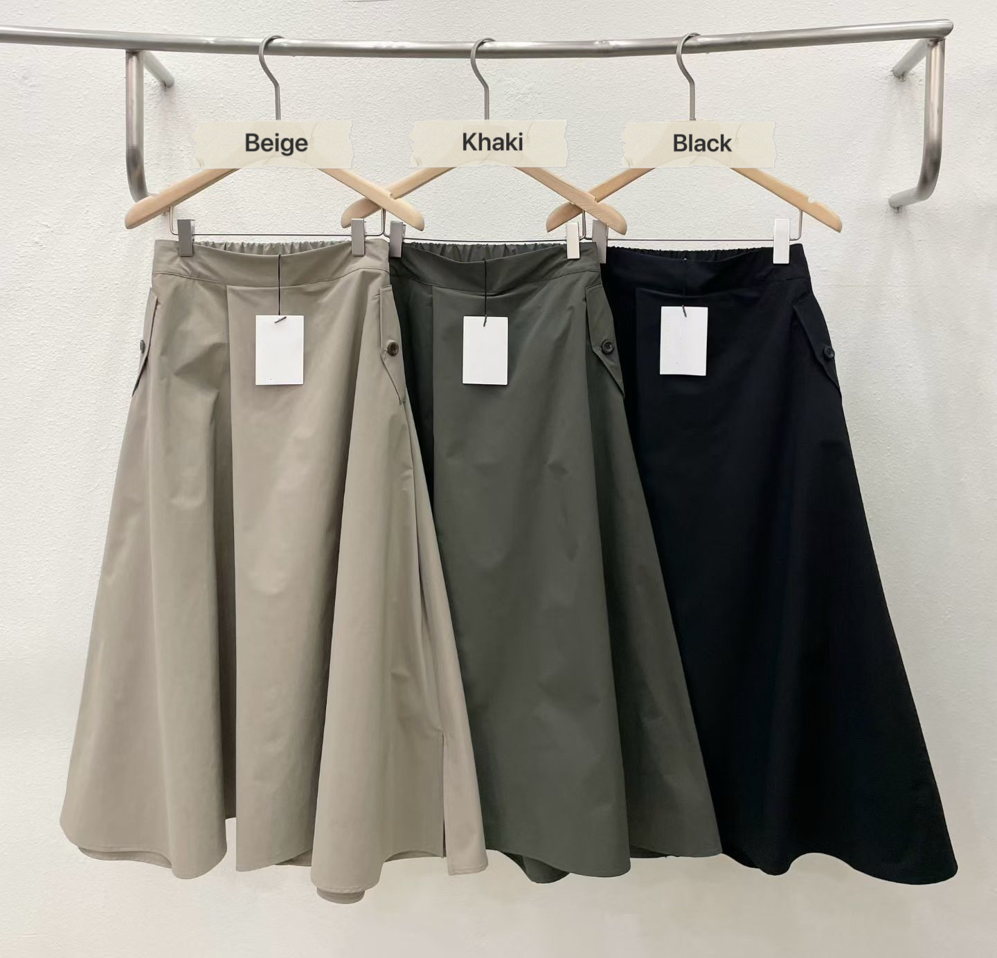 LE21 / CROPPED POCKET FLARE CULOTTES