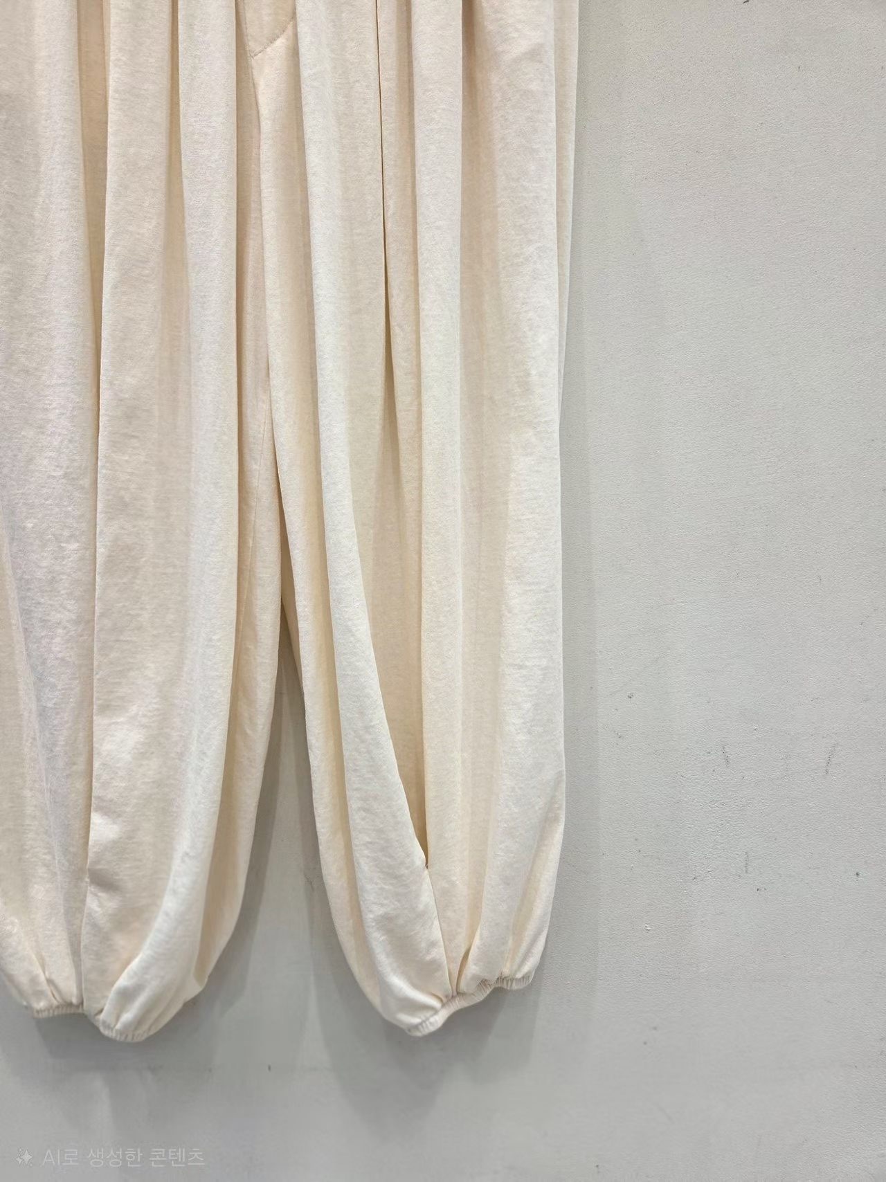 MA23 / ELASTIC BAND POCKET HAREM PANTS