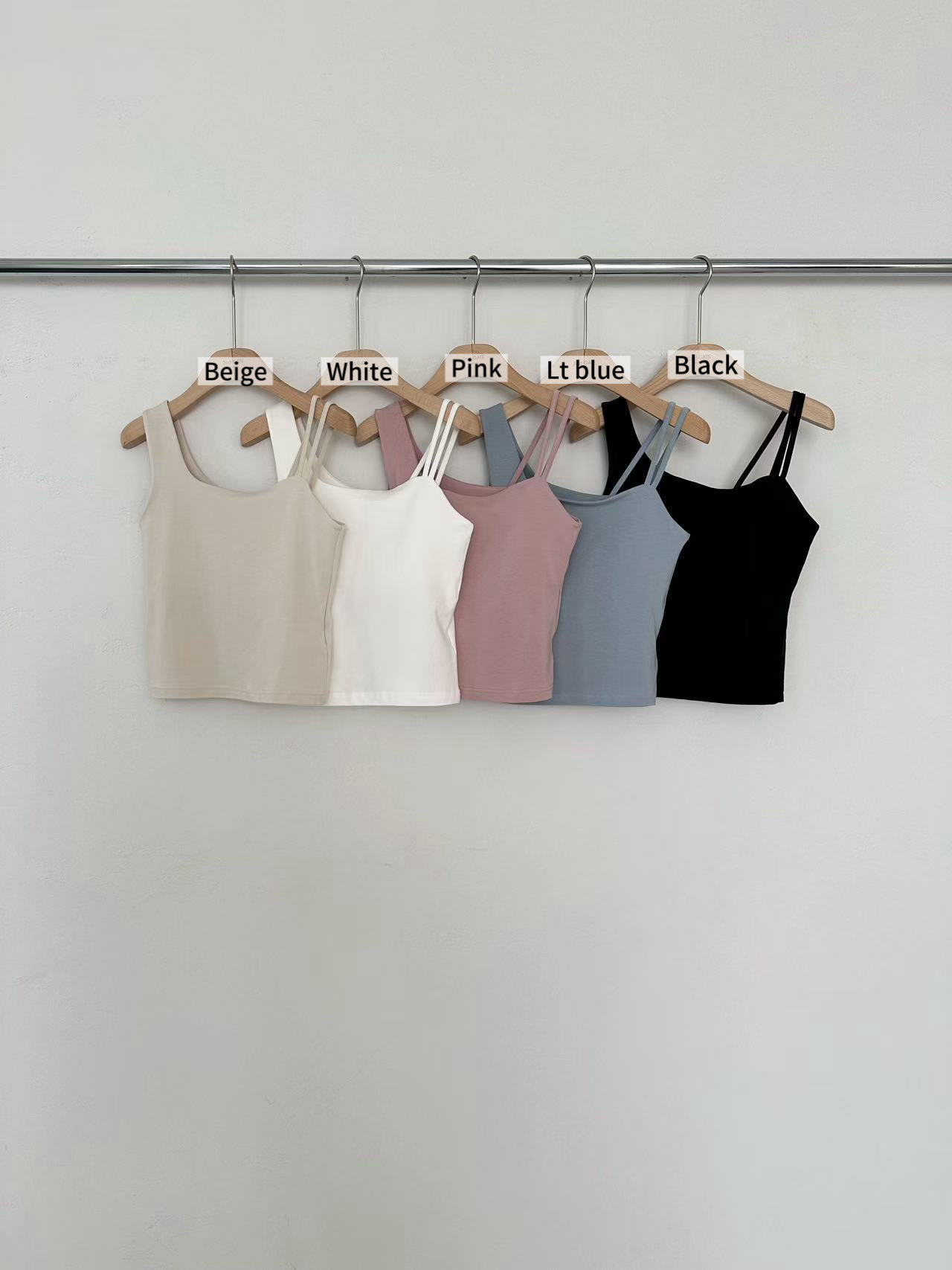 GT09 / Sleeveless Asymmeterical Strappy Tank Top