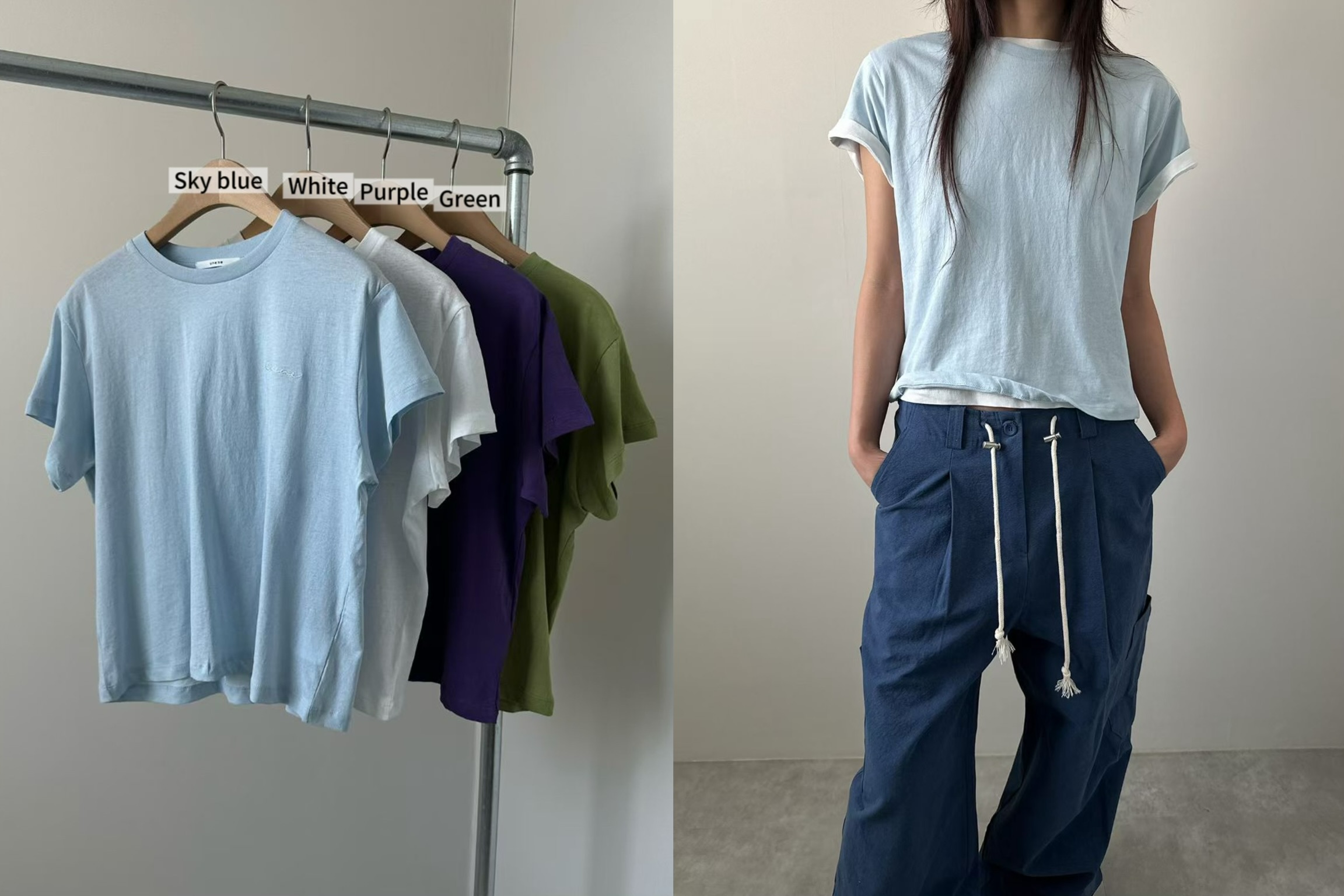 FG20 / FRONT LOGO TEE