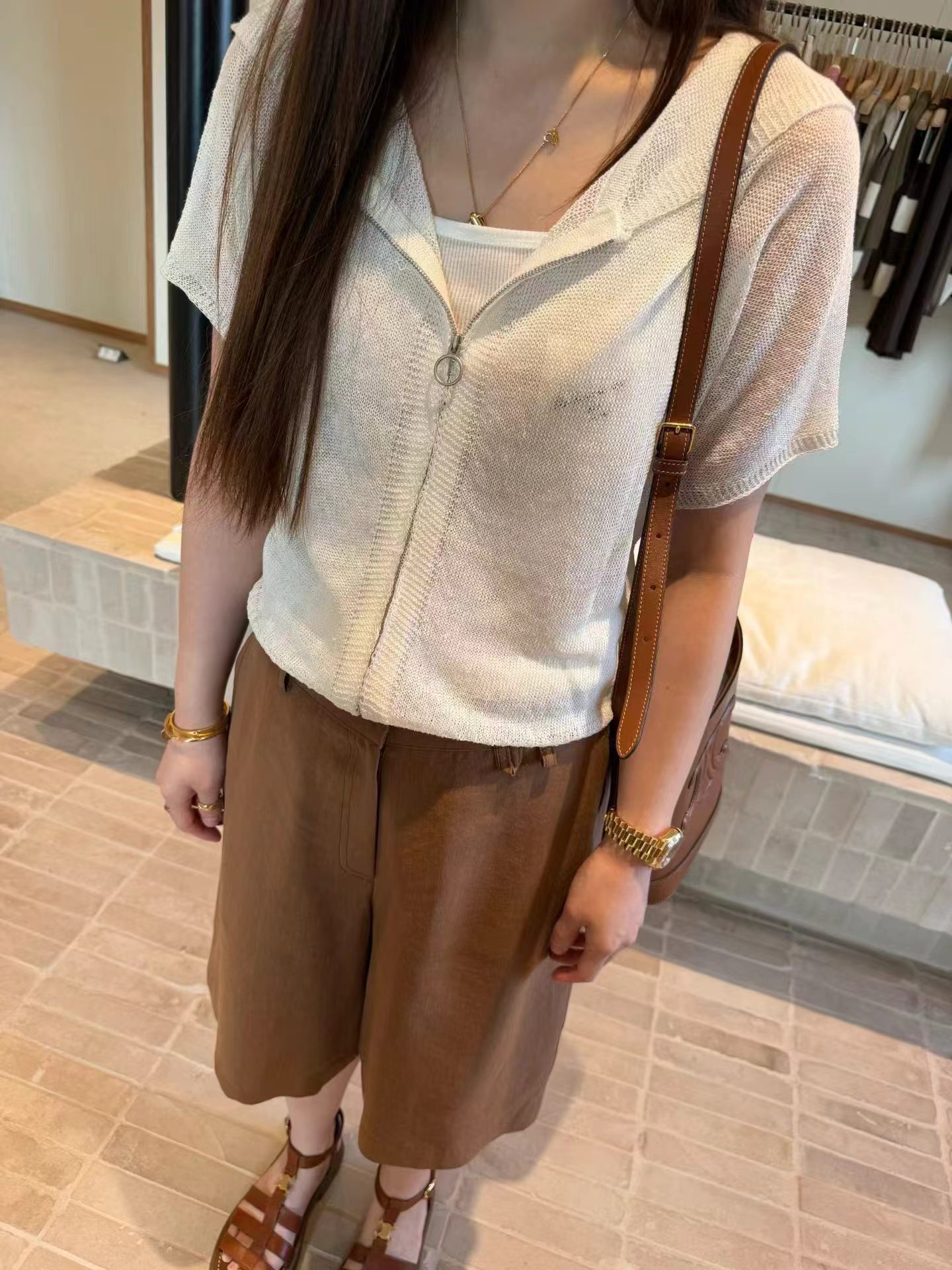 MU31 / ELASTIC WAISTBAND POCKET BERMUDAS