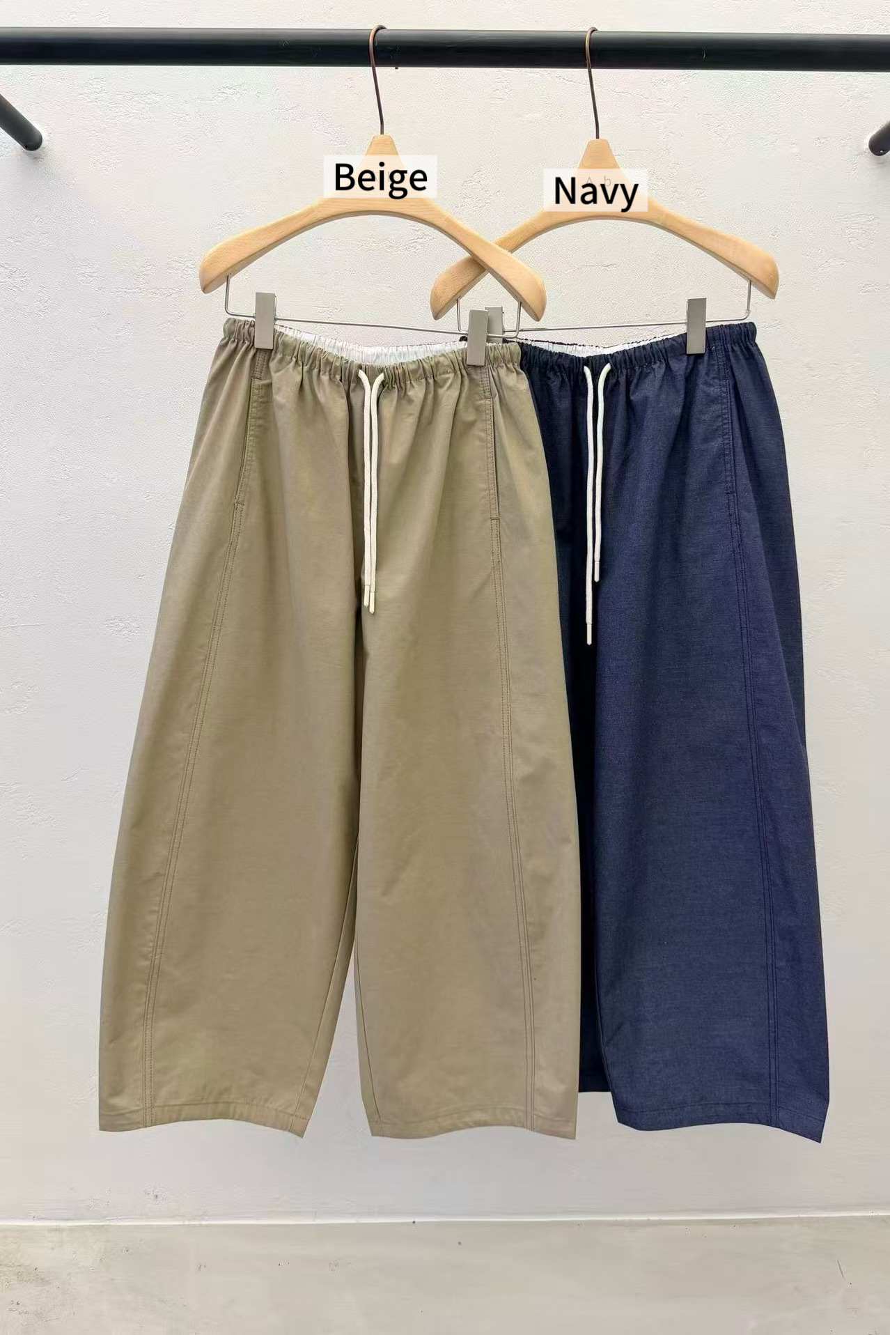 DA20 / ELASTIC WAISTBAND DRAWSTRING TROUSERS