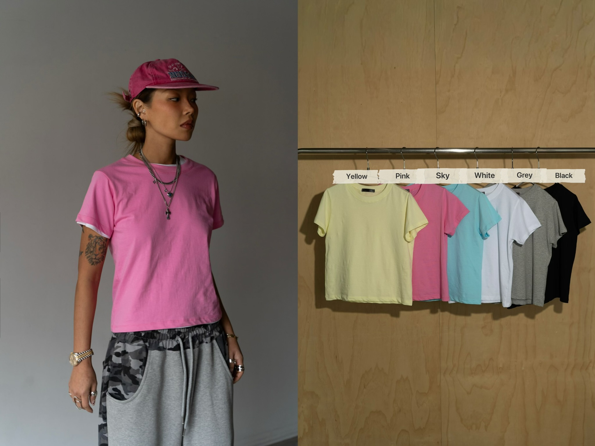 FG31 / SHORT SLEEVES CREW NECK TEE