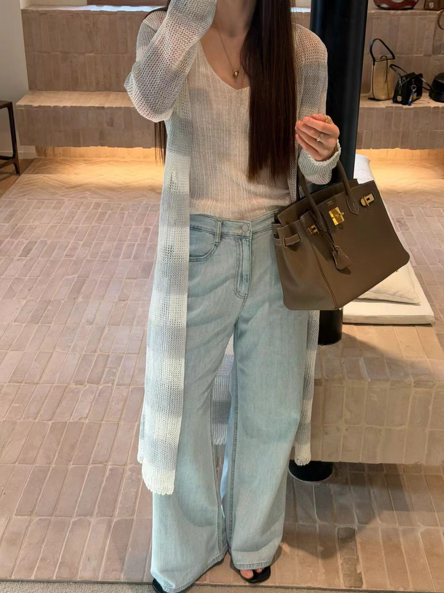 MU23 / POCKET FADED DENIM JEANS