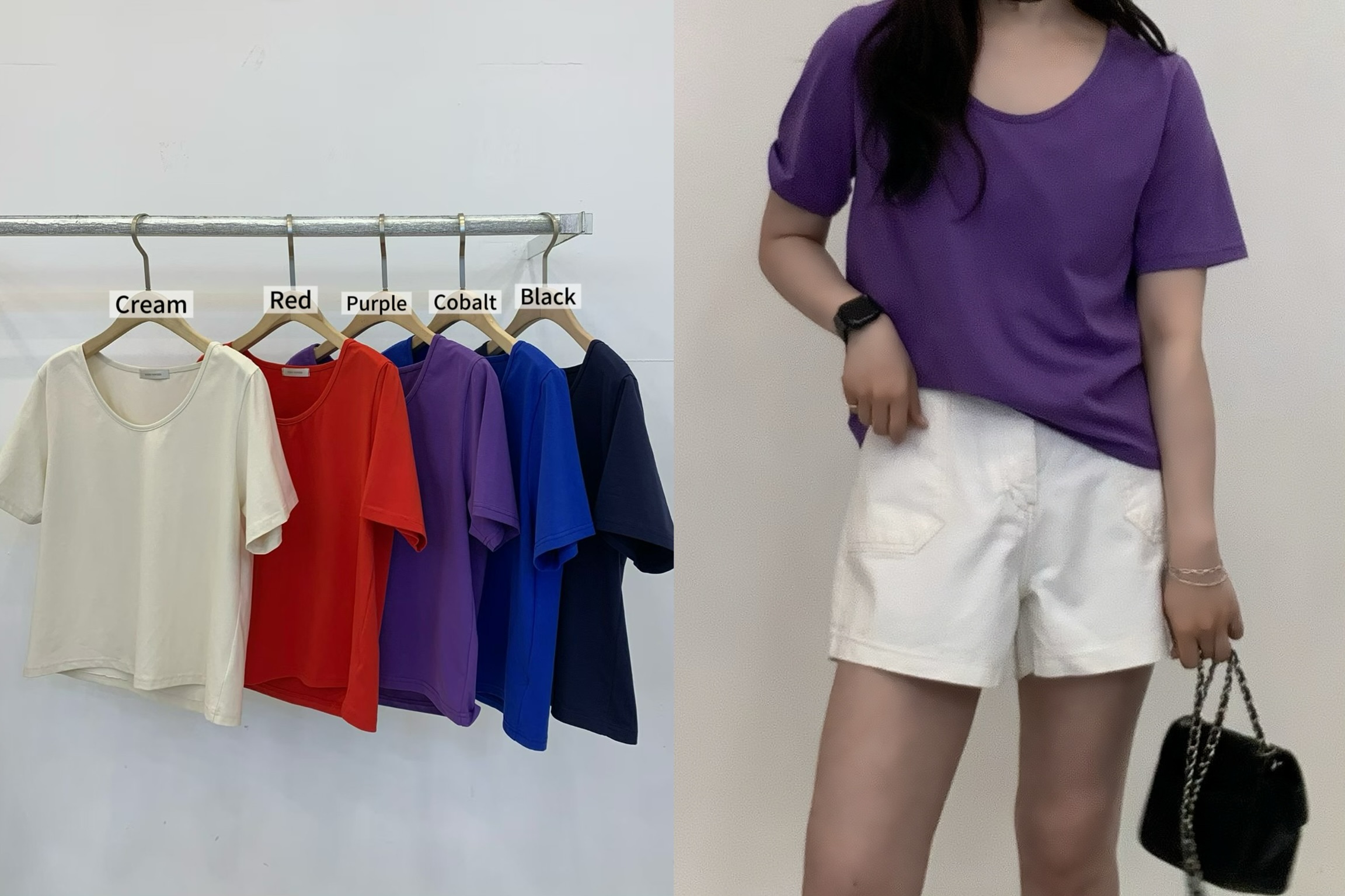 FP28 / SCOOP NECKLINE TEE