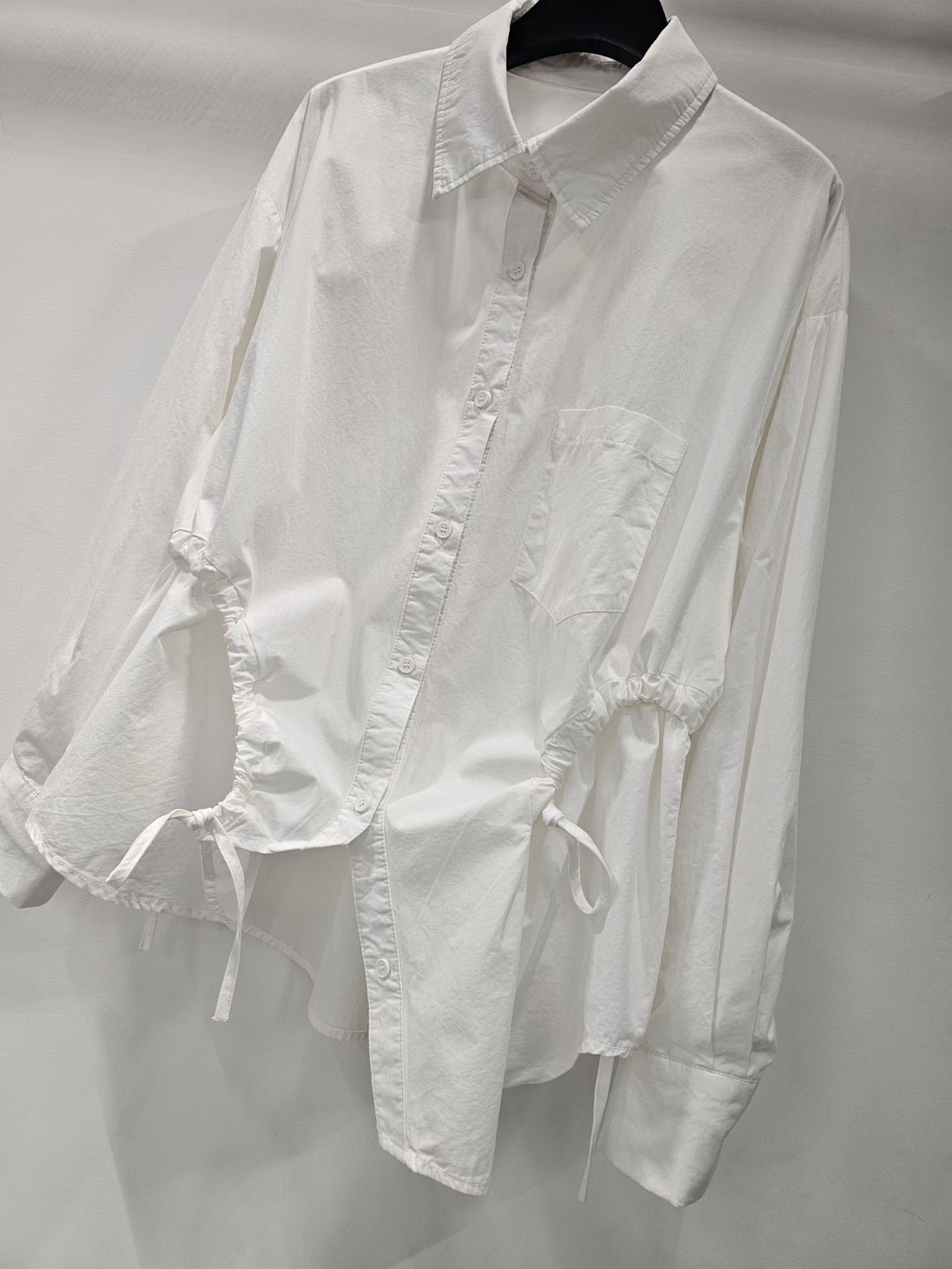 NY04 / Drawstring Detail Shirt