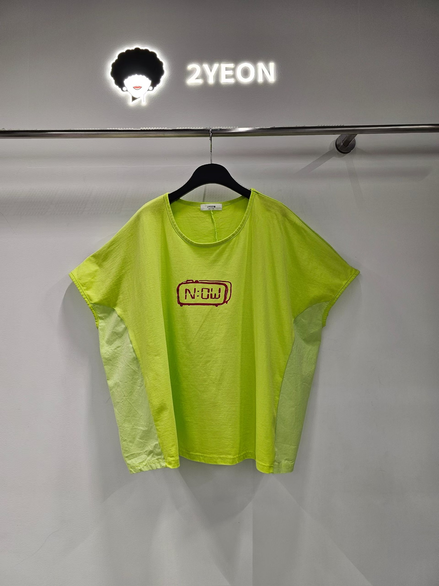 NY05 / NOW Bi-fabric Top 