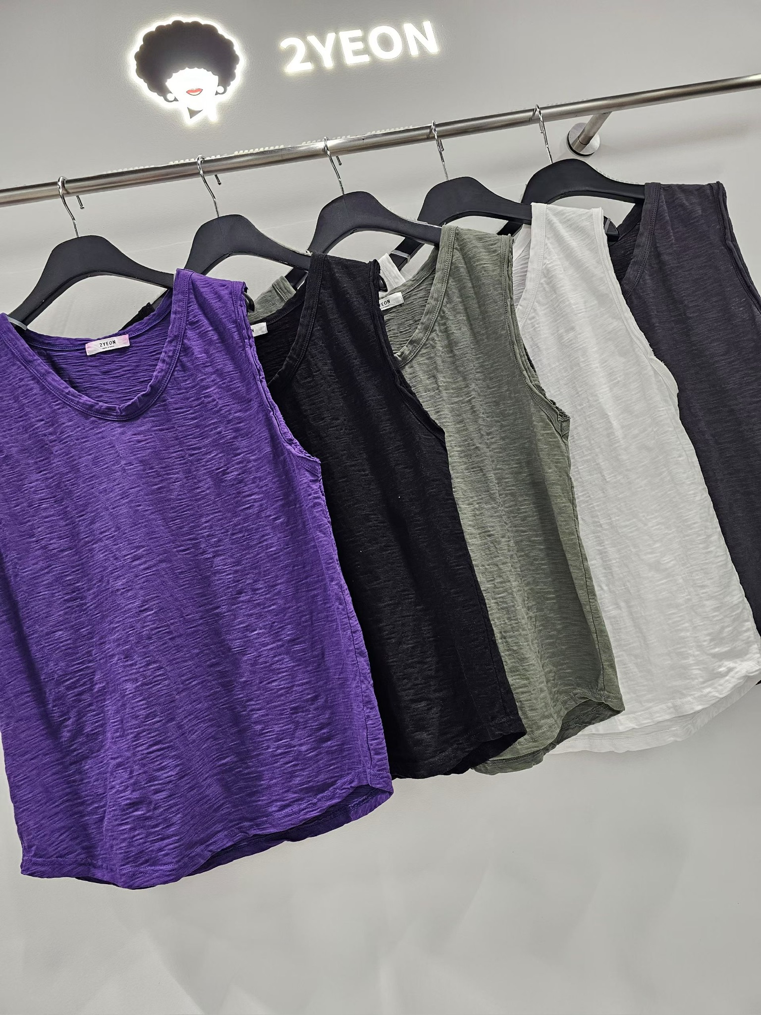 NY15 / Summer Cotton Sleeveless Tank Top