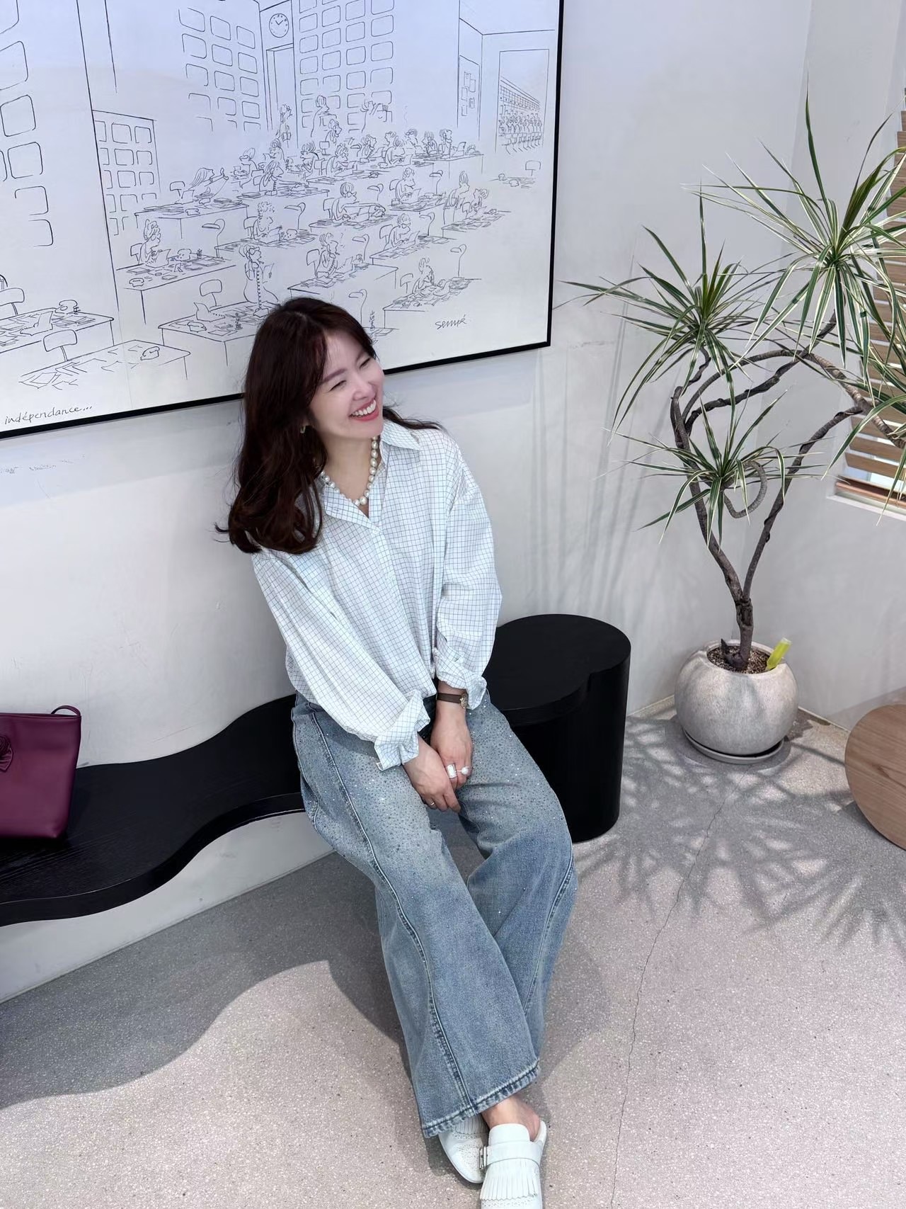 JK06 / Checks Button Down Shirt