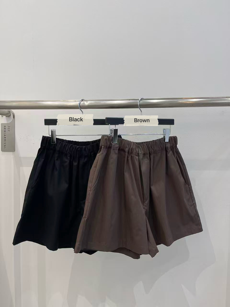 JY30 / BANDED WAIST POCKET SHORTS