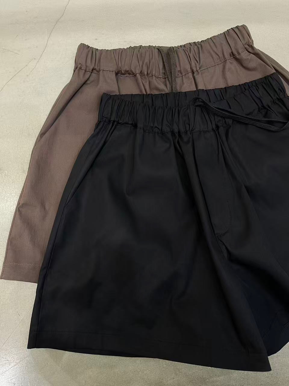 JY30 / BANDED WAIST POCKET SHORTS