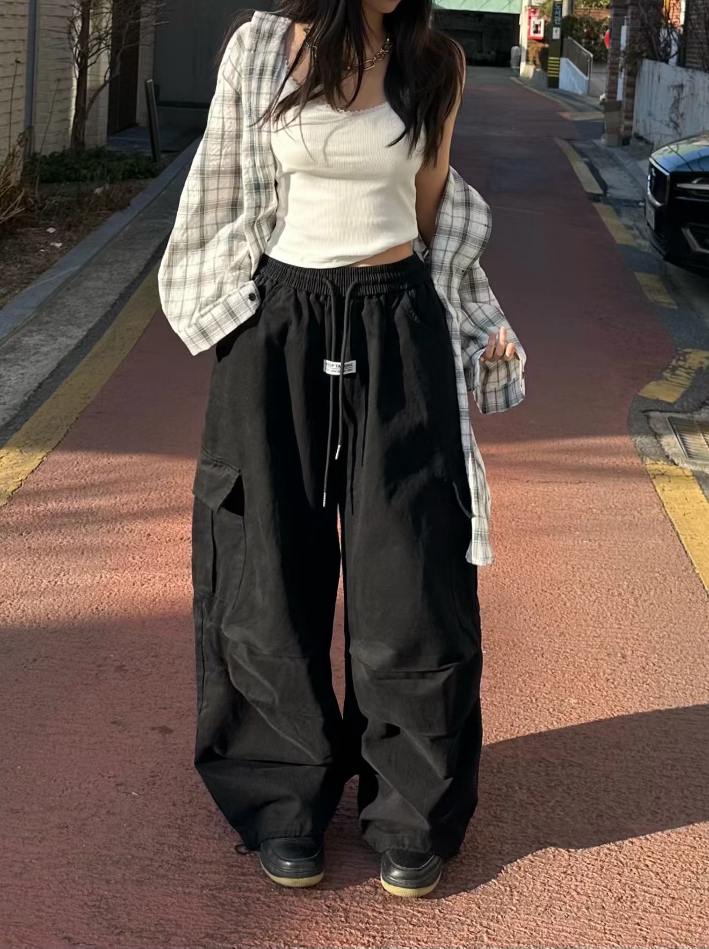 BF11 / Oversized Darted Trousers