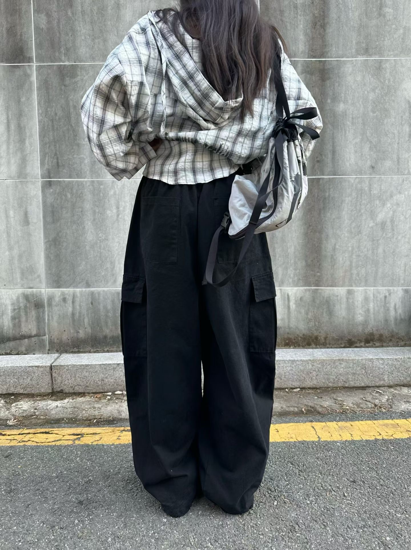 BF11 / Oversized Darted Trousers