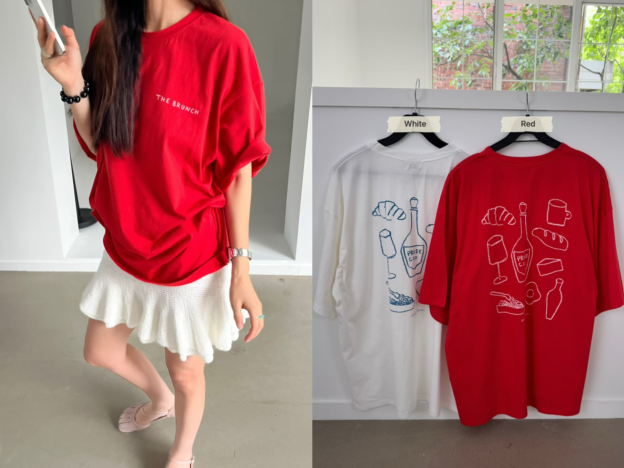 510826 / "THE BRUNCH" GRAPHIC TEE