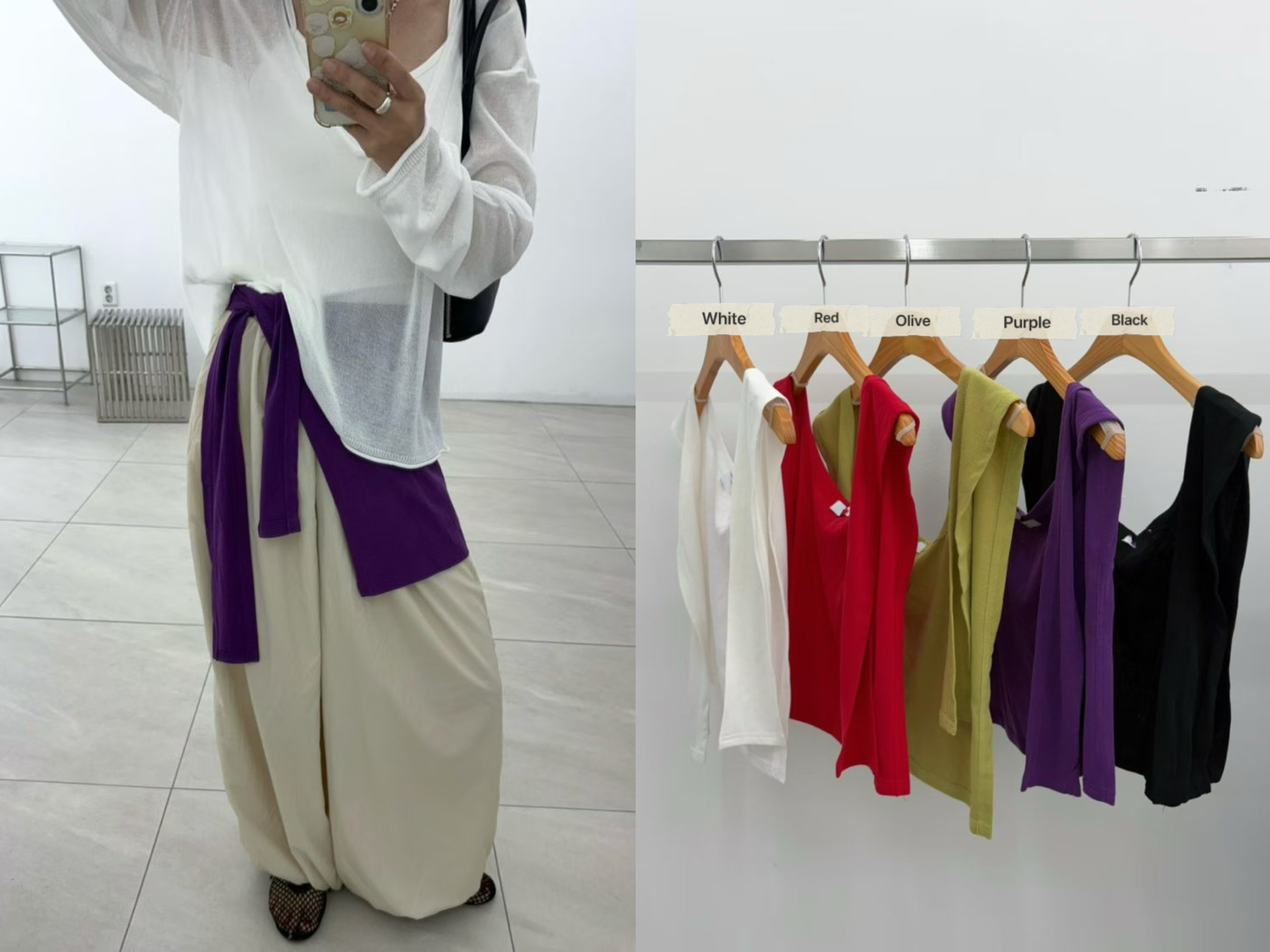590826 / SHOULDER-WAIST WRAP SHRUG