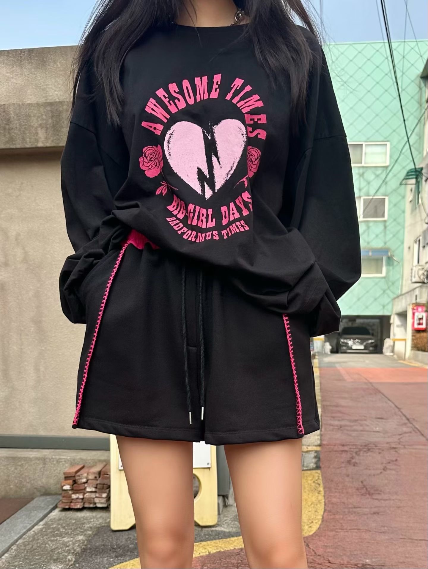 BF14 / Contrast Banding Pocket Shorts