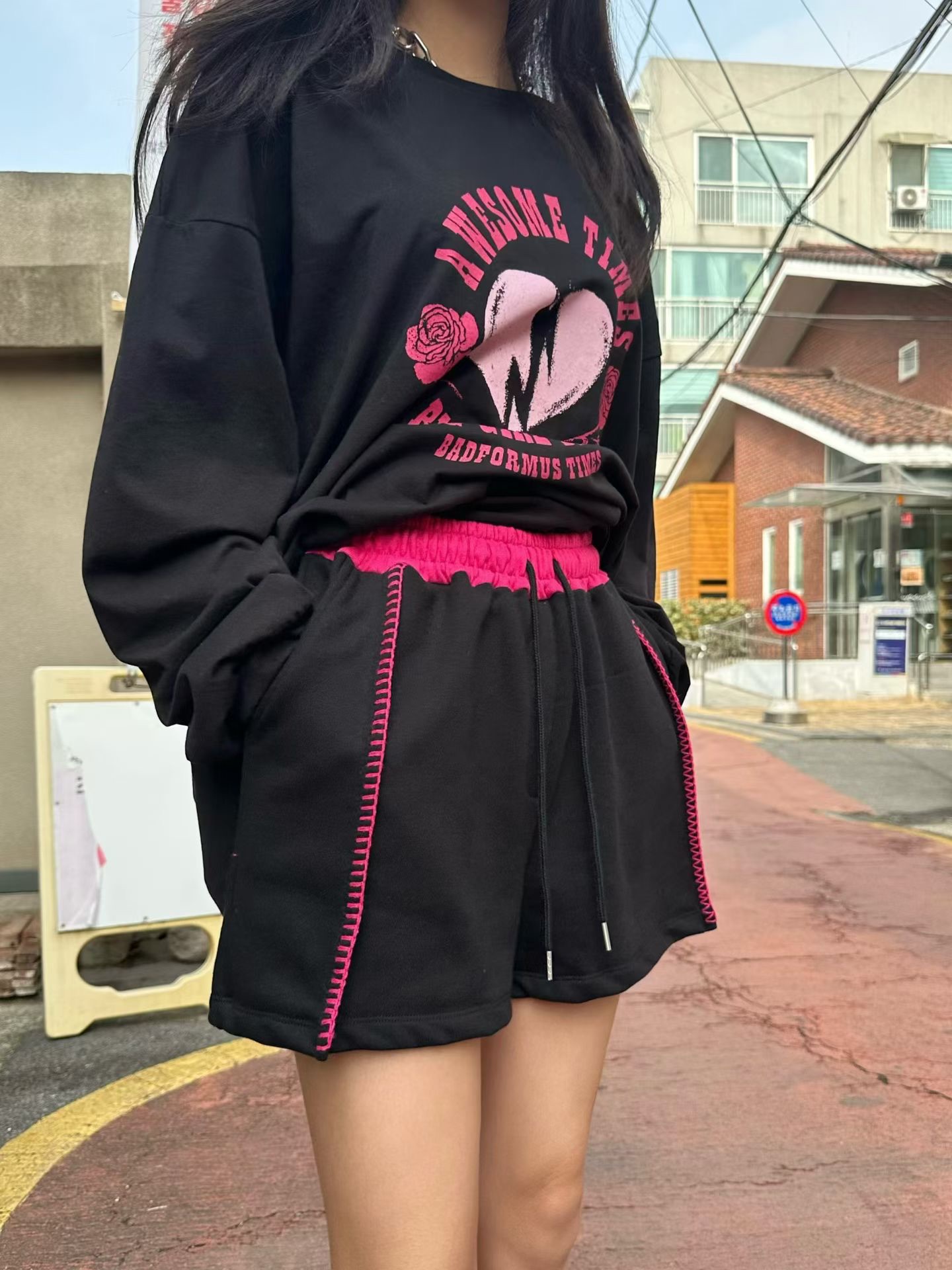 BF14 / Contrast Banding Pocket Shorts