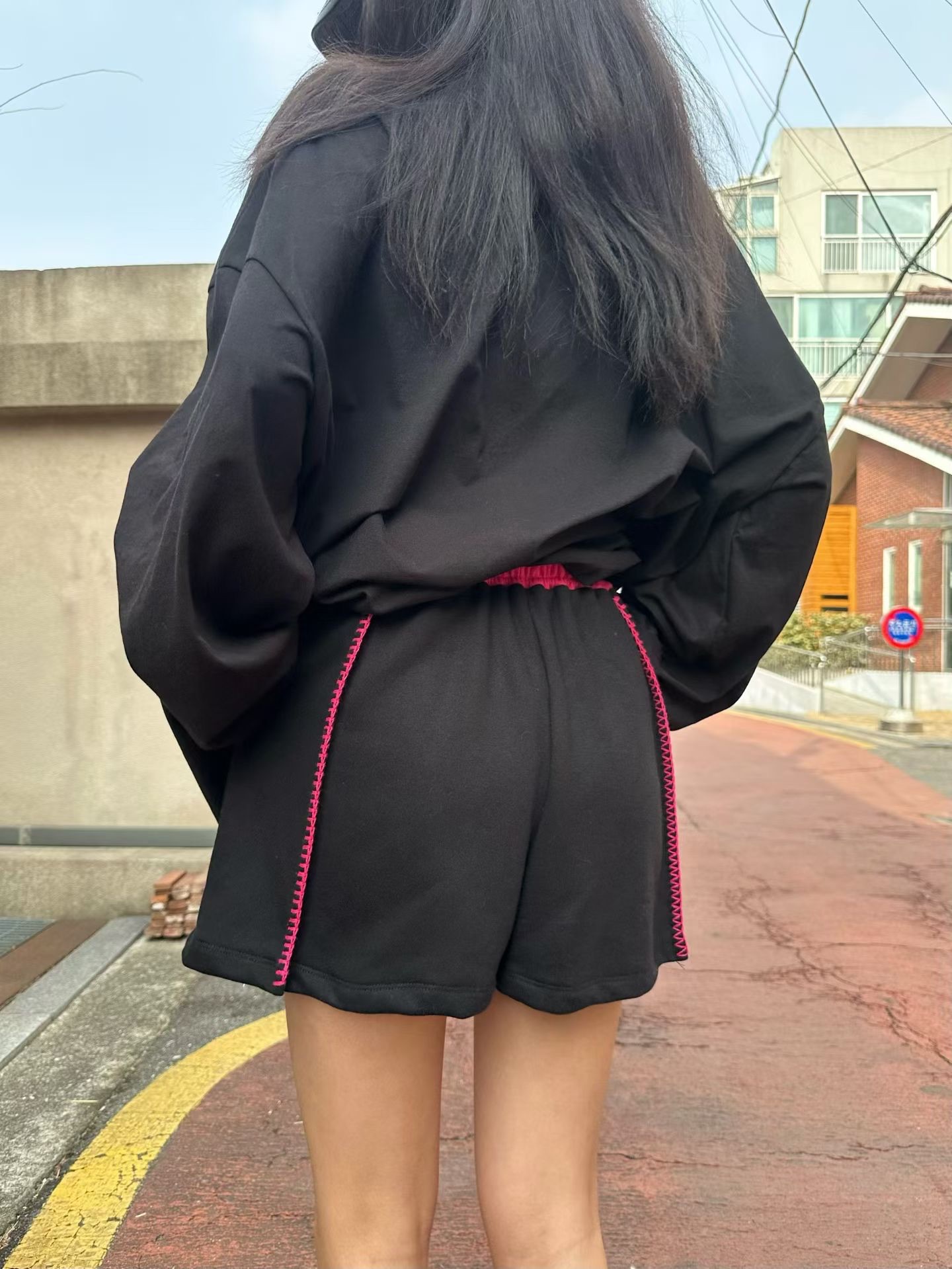 BF14 / Contrast Banding Pocket Shorts