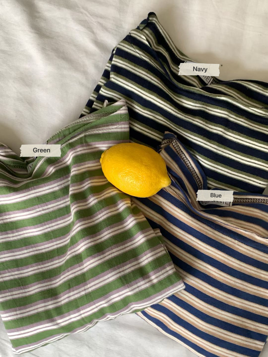 FG06 / WIDE NECKLINE STRIPE TEE