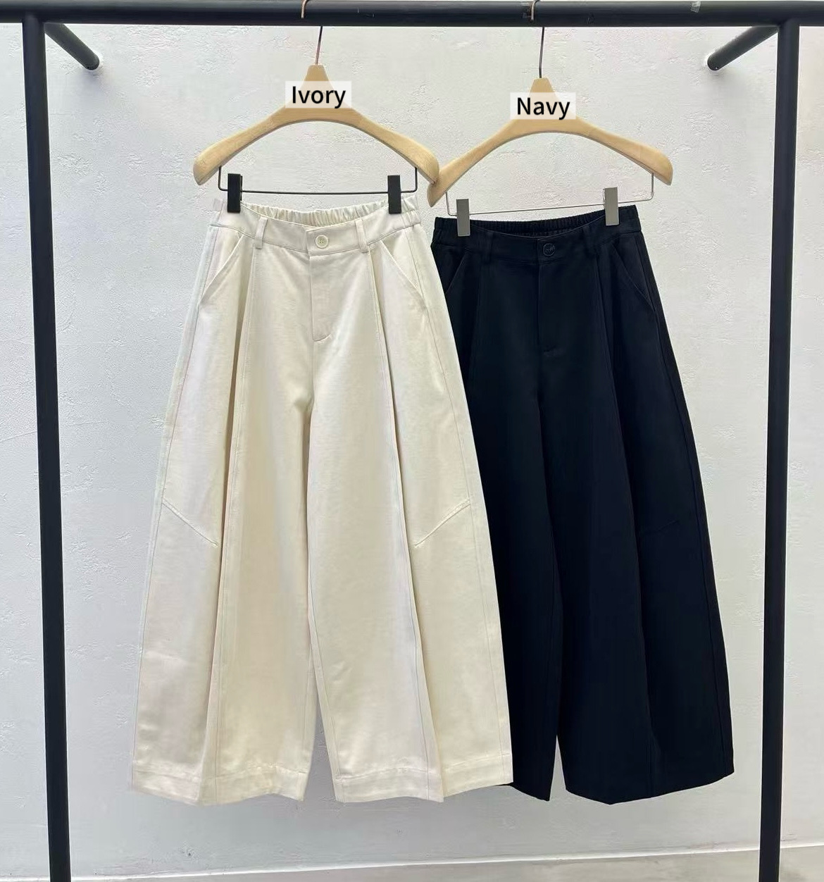 JK24 / SIDE POCKET PLEATED CULOTTES