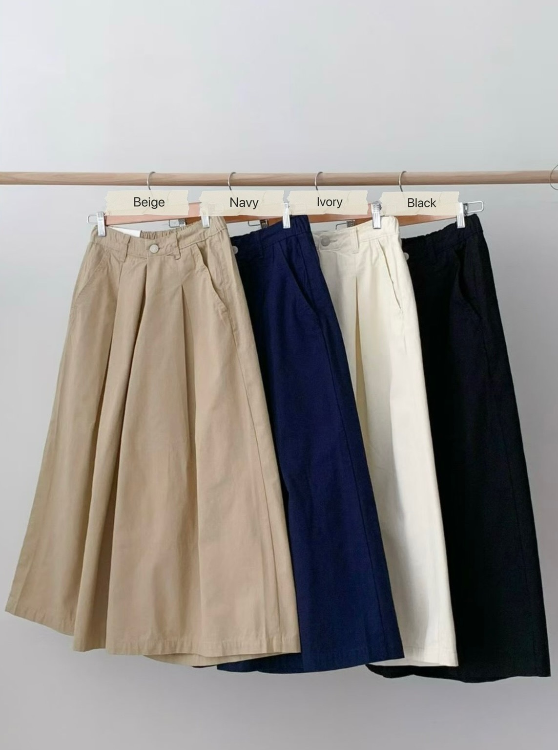 940426 / ELASTIC BAND POCKET DART CULOTTES