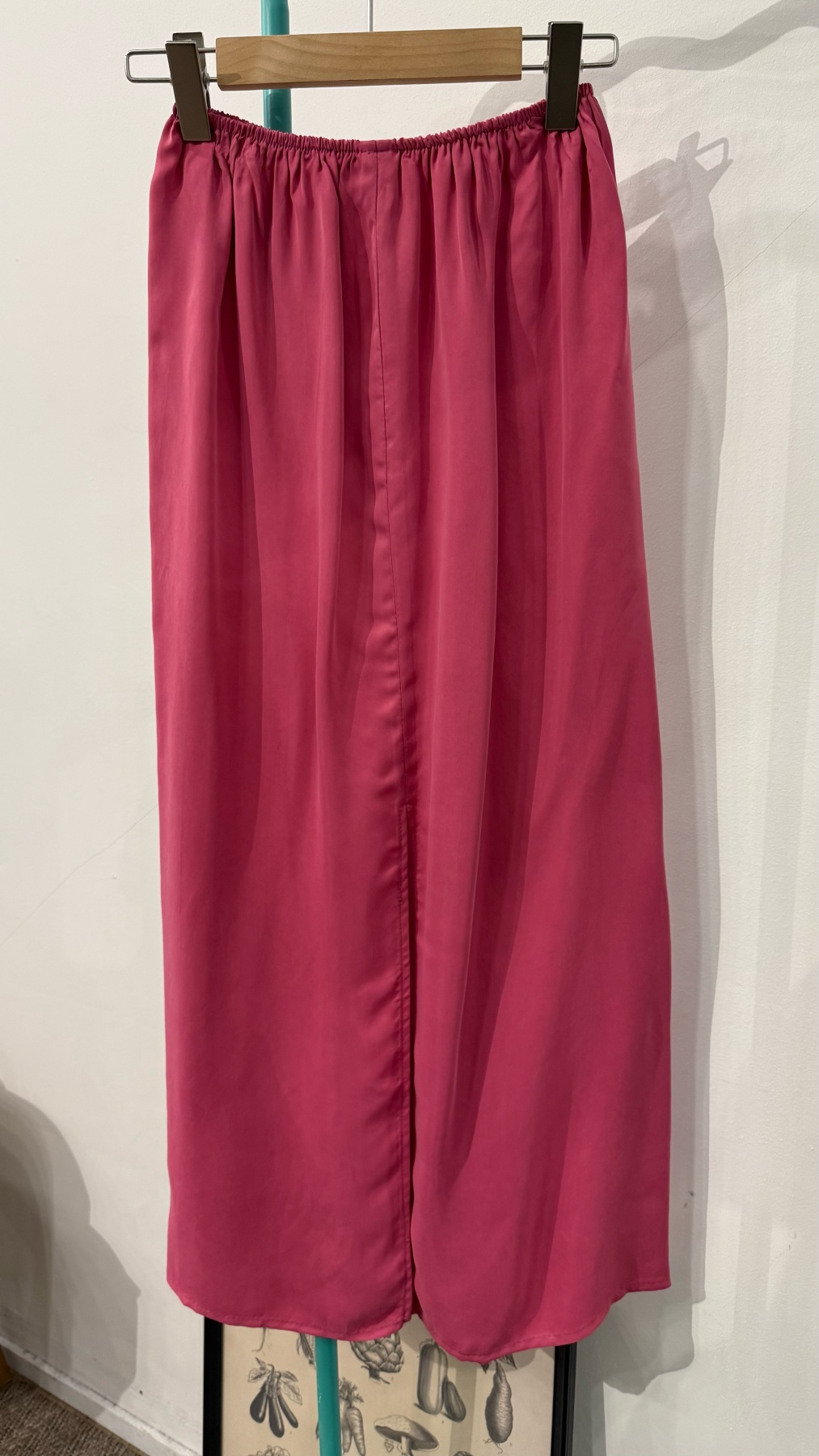 3601 / BANDED WAIST SILKY SKIRT