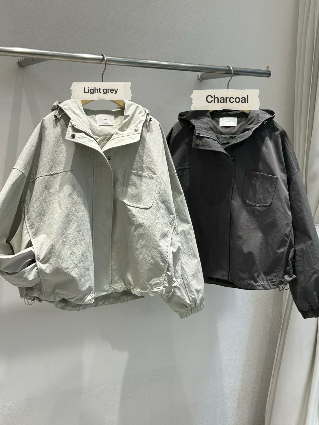KR12 / Hooded Utility Windbreaker Jacket