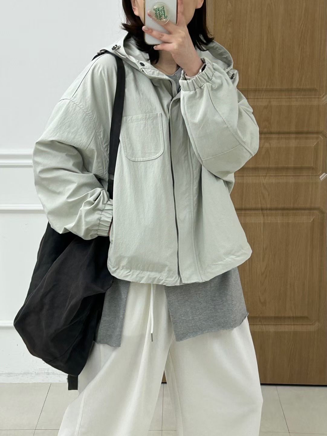 KR12 / Hooded Utility Windbreaker Jacket