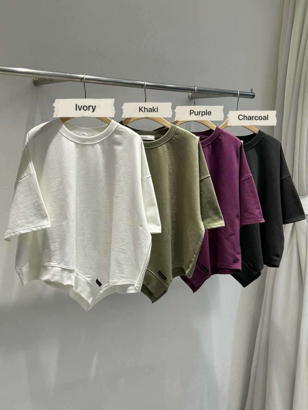 KR13 / Asymmetrical Hem Relaxed Top