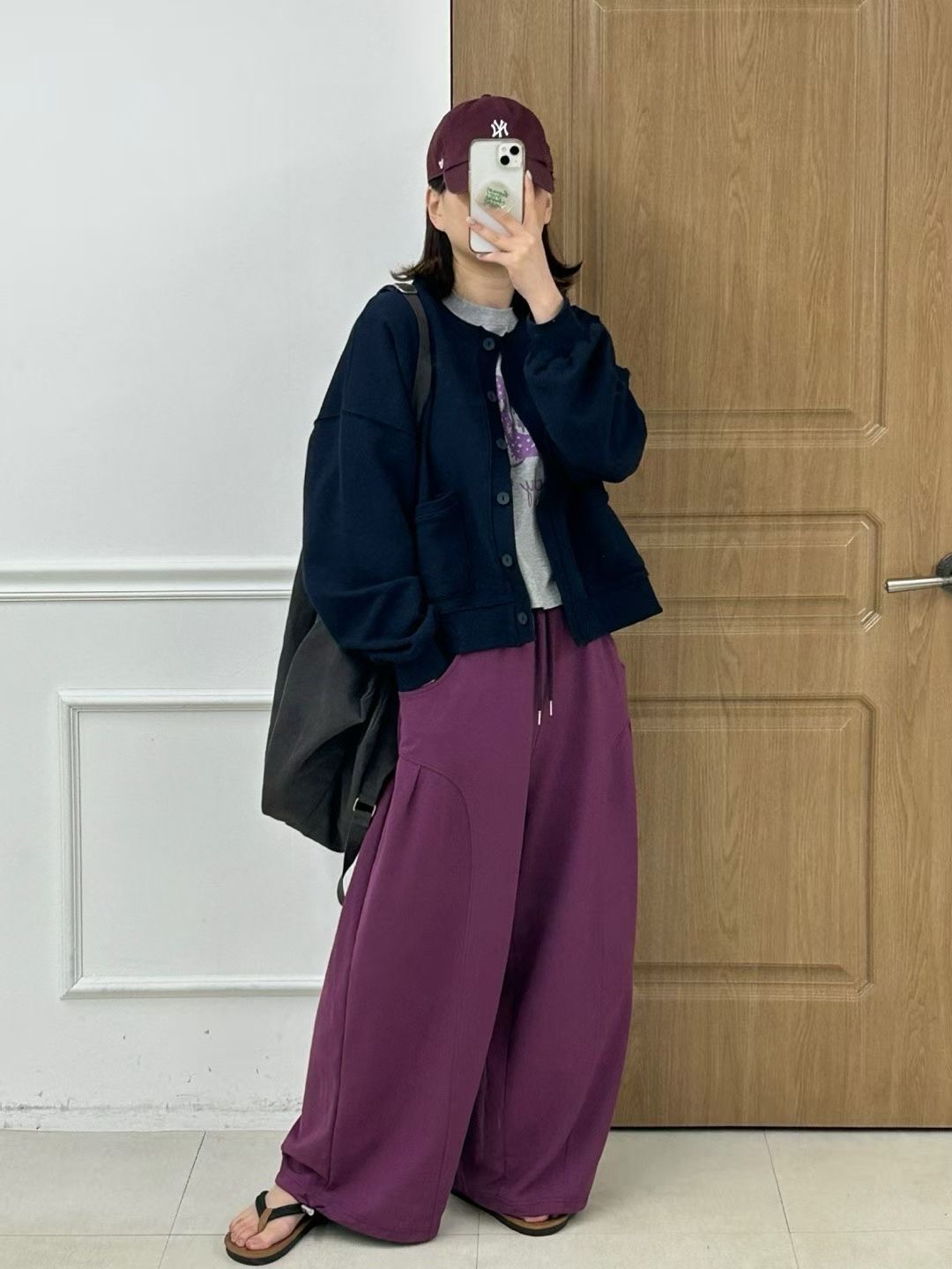 KR17 / Relaxed Wide Leg Swear Pants