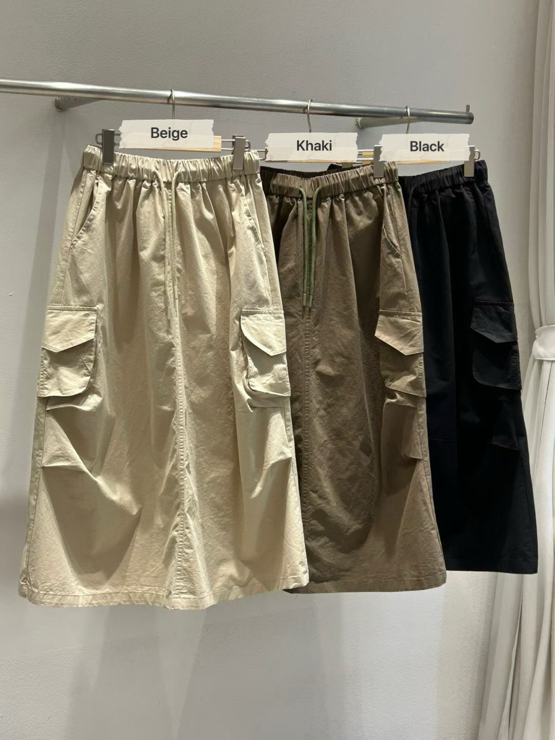 KR18 / Darted Utility Pocket Skirt