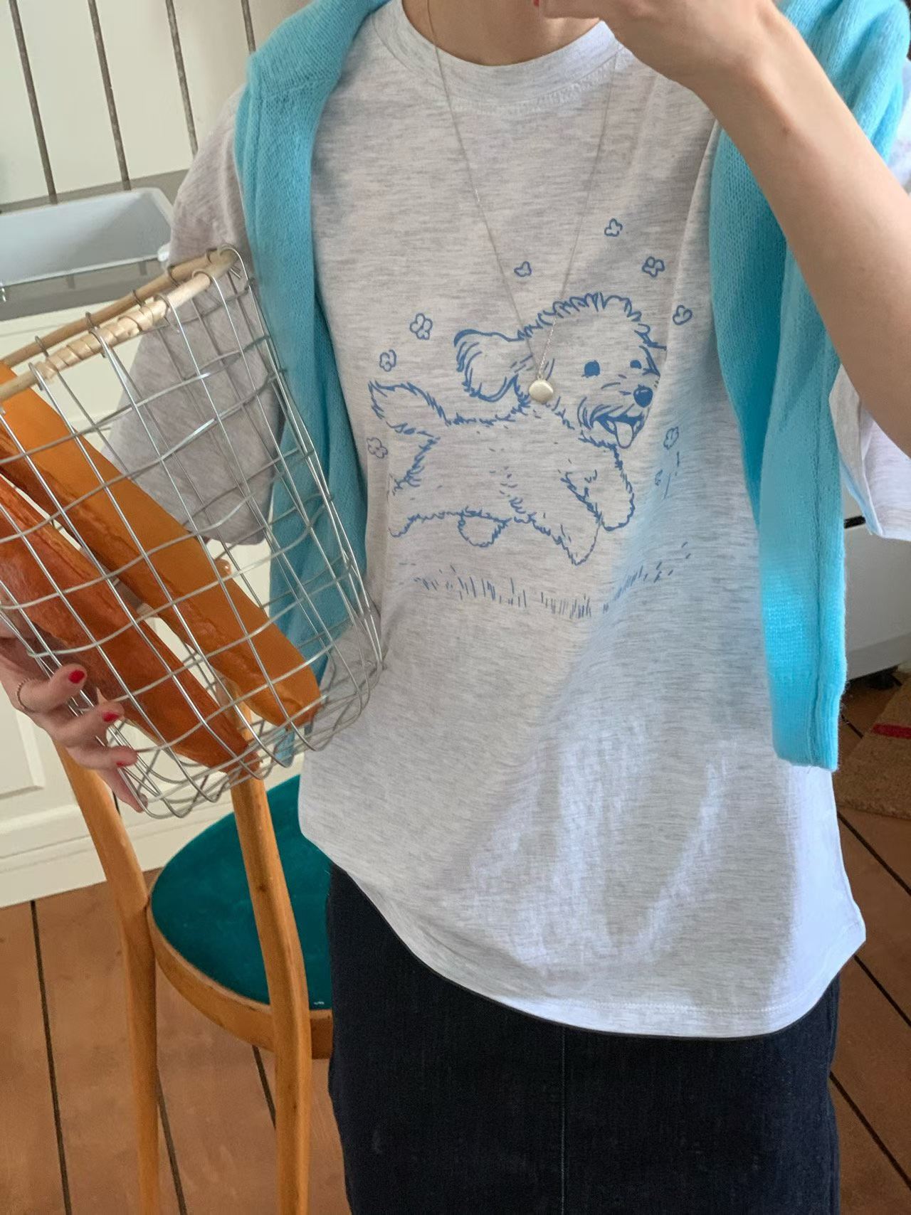 ELOWYN PUPPY GRAPHIC TEE