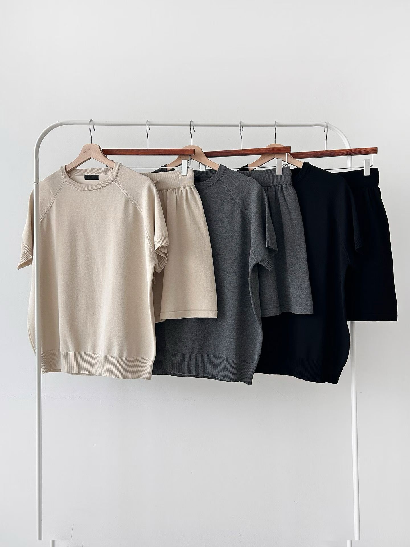 ELODIE SUMMER KNIT SHORT SET