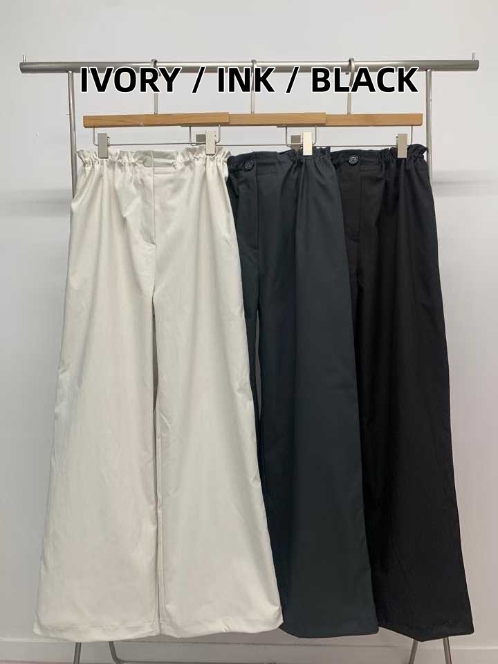 ELLA TOGGLE WAIST BAGGY TROUSERS