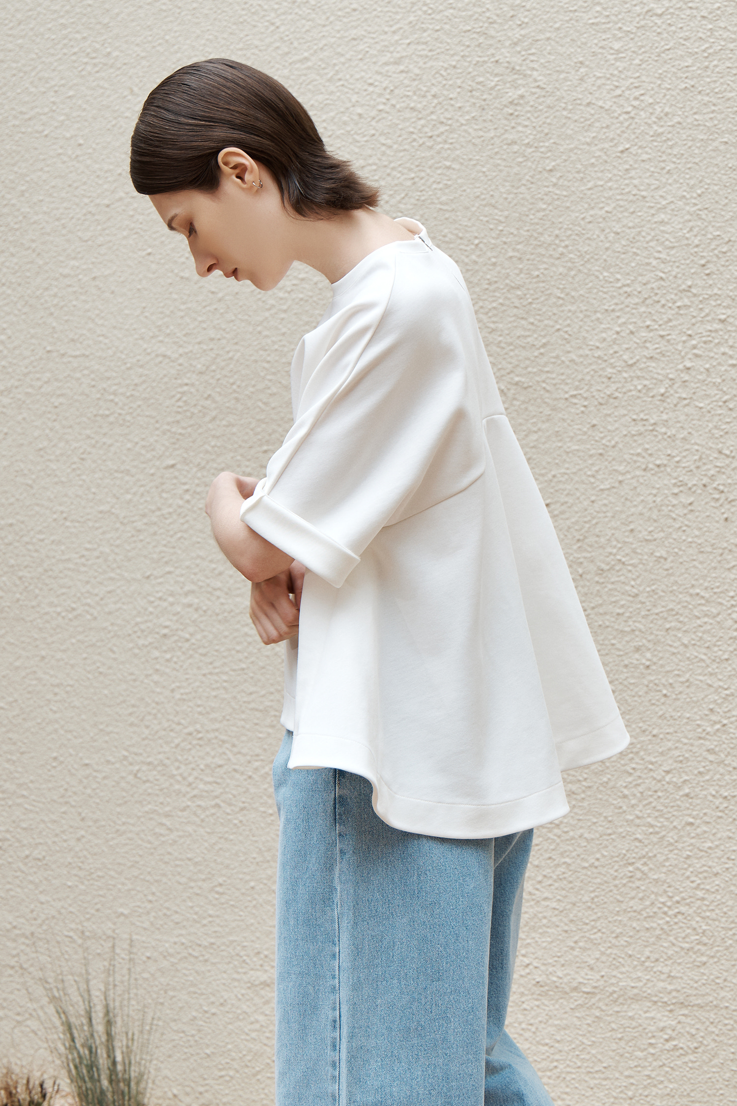 WW27 / VOLUMIZING FLARE SHORT SLEEVES TOP