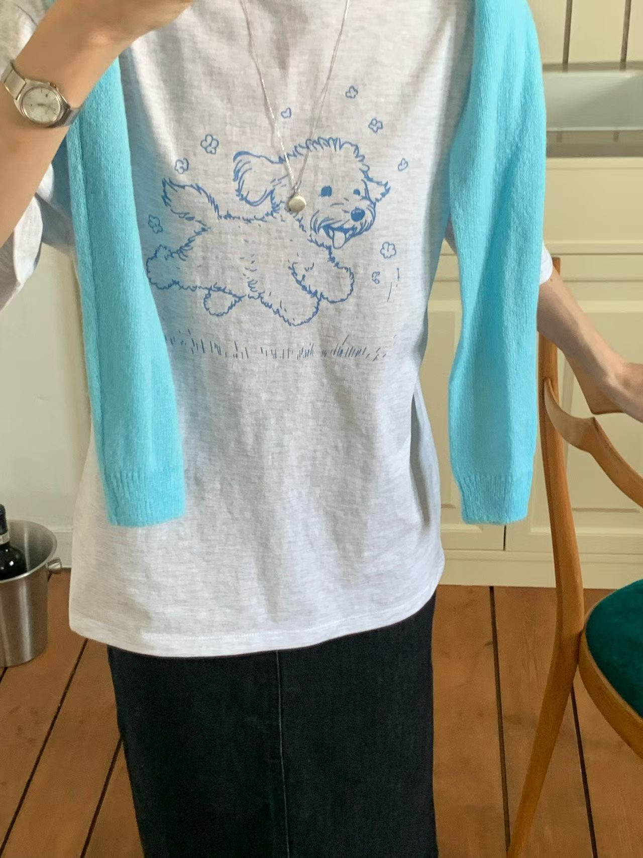 ELOWYN PUPPY GRAPHIC TEE