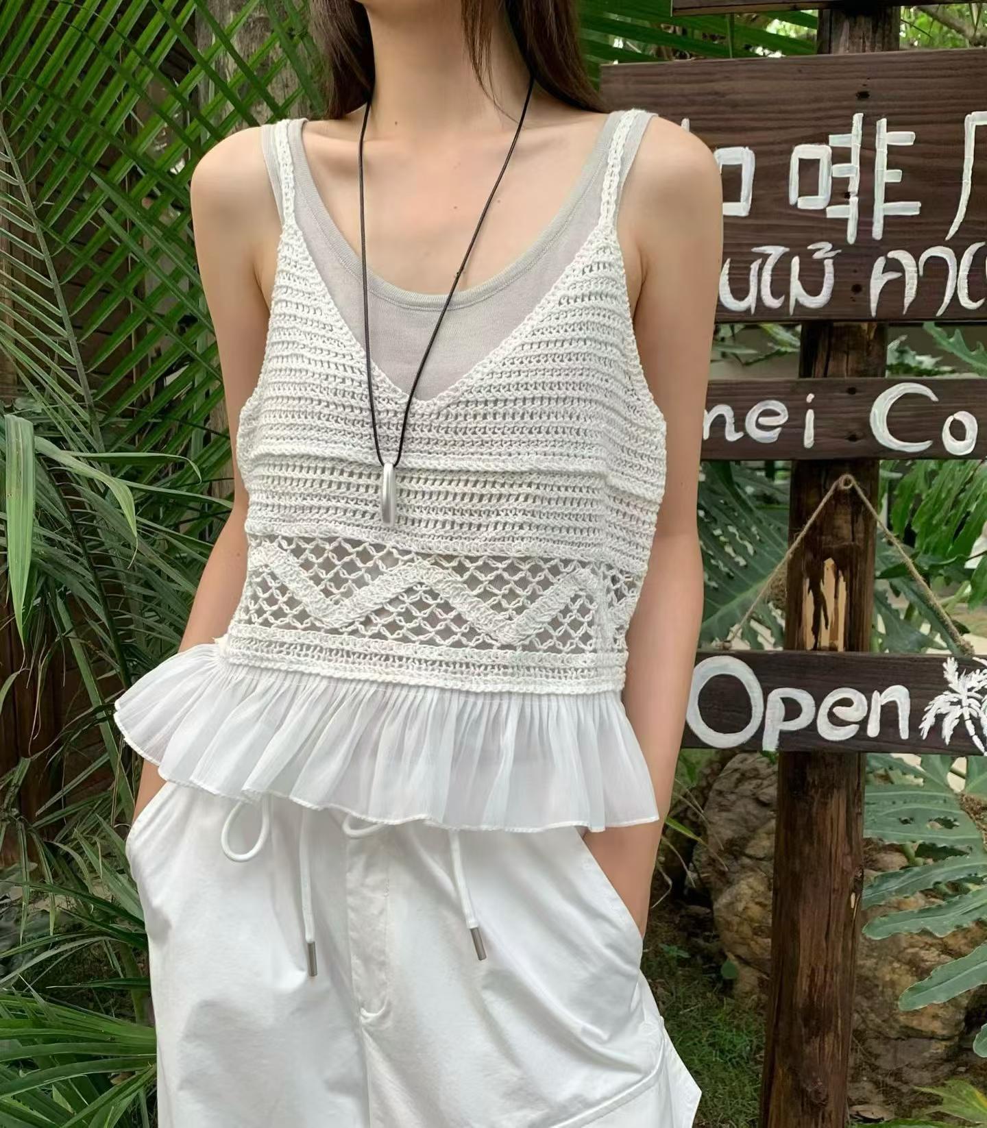 FARON CROCHET LACE CAMISOLE