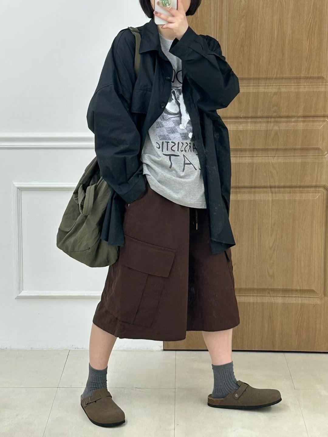 KL12 / OVERSIZED POCKET BERMUDAS